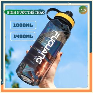 Bình Nước Thể Thao Tập Gym 2 lít Chất Liệu PC Không Mùi Chống Sặc Nước An Toàn Cho Sức Khỏe