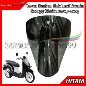 Cover Dasbor Rak Kantong Laci Scoopy Karbu Lama 2007-2013 Hitam Glossy