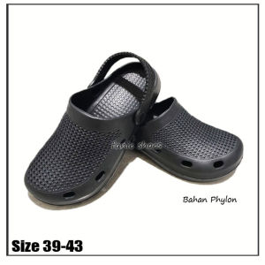 Fanie Shoes - Surfs M-003 Size 39-43 Sandal Selop Bakpao Baim Hitam Pria / Sandal Phylon Pria Tahan Air