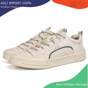 Prelesty Sepatu Pantofel Casual Pria Brogues Oxfords Sepatu Formal Kondangan PDH Kerja Resmi Kekinian Kulit  Lentur Keren 415