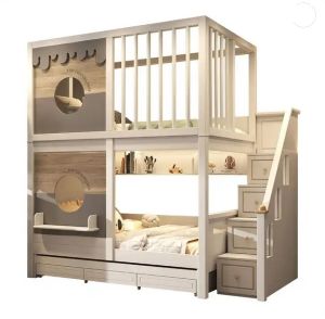 LXFSF 1055 Nordic Style Luxury Modern BUNK BED With Multipule OPTIONS Could Mix & Match !! SOLID WOOD E1 MATERIALS TRENDY DESIGN & PREMIUM WORKMANSHIP !!Direct From China