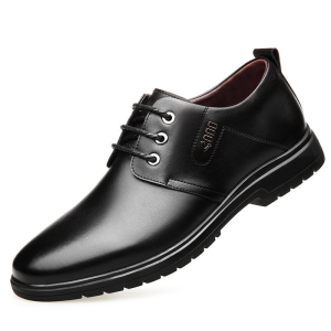 2025 Men Genuine Leather Shoes British Style Business Casual Shoes Black Leather Shoes For Men Formal Shoes School Shoes