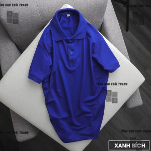 Áo thun nam POLO trơn vải cá sấu cotton cao cấp ngắn tay cực sang trọng