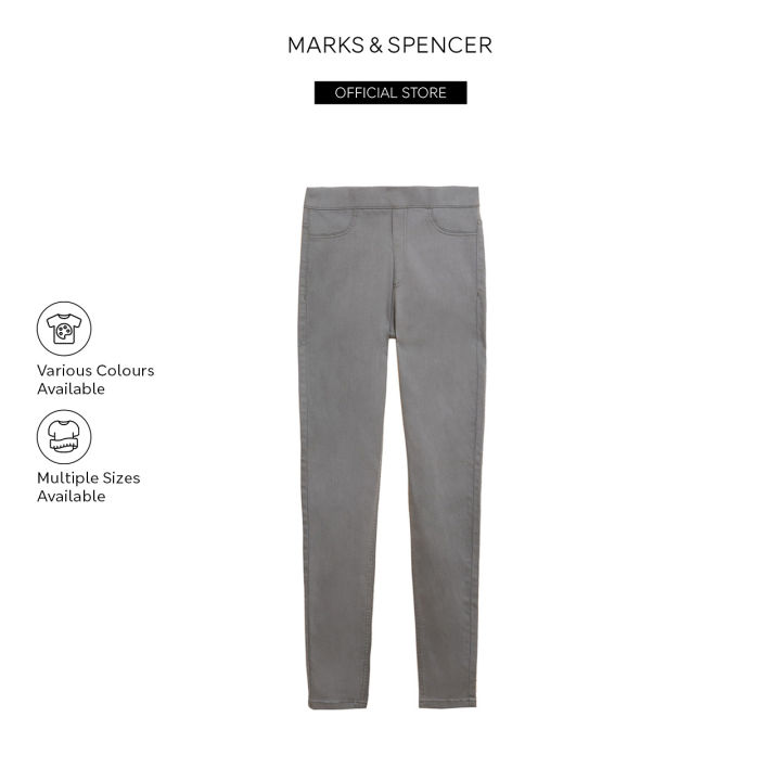marks and spencer grey jeggings