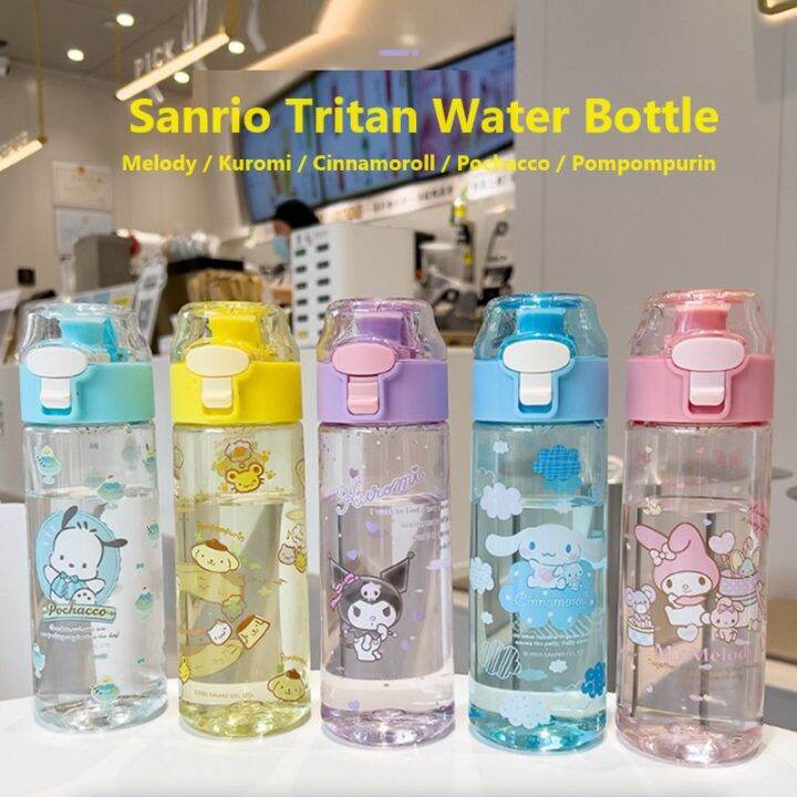 Sanrio 550ml Kawaii Melody Kuromi Cinnamoroll Pochacco Pompompurin ...