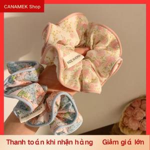 CS Hàn Quốc thời trang hoa scrunchies phụ nữ Cô Gái Đàn hồi tóc ban nhạc cao su phụ kiện Tie tóc vòng dây headdress mũ nón