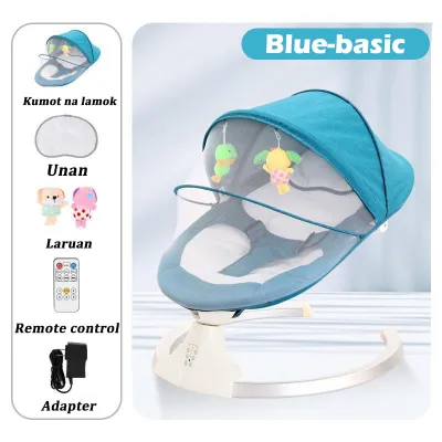 Playpark Electric Rocking Chair for Baby Swing Rocker Cradle Adjustable Smart RockingChair with Bluetooth