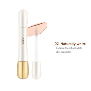 Double-headed Concealer Cream Oil Control Moisturizing Full Coverage Invisible Pores Waterproof Facial Makeup Brighten Skin