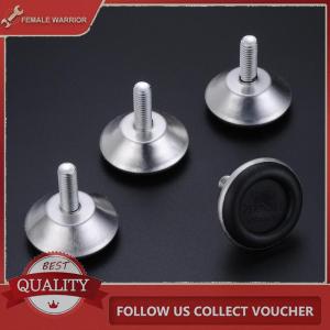 Female Warrior 5pcs Steel Furniture Legs Anti-slip Base Table Cabinet Leg Pad Adjustable Leveling Feet Leveler M8 M10 Screw 15mm-27mm