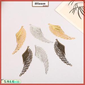 Follow Get New[Bloom Z] 10Pcs Color Bronze Filigree Wraps Angel Wings Pendant Metal Crafts For DIY Headwear Jewelry Making Accessories