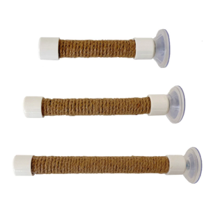 Parrots Grinding Scratchers Perch Suction Cup Bird Stand Cage Toy Rod Swing Rack Toy Grinding Perch Supplies