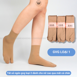Combo 10 đôi vớ chân nữ xỏ ngón chống nắng tất da cổ cao chống UV vải cotton tháng mát mềm mịn êm chân - GVG-LUNG-CB