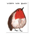 Áp phích trừu tượng David shrigley tranh tường hình ảnh hổ Tai nghe cua Kem mèo Tranh vải bố trang trí phòng khách. 