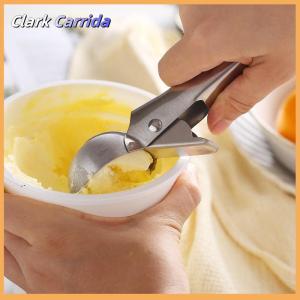 [Clark Carrida] Ice Cream Scoops thép không gỉ Ice Cream Digger không dính trái cây Ice ball maker dưa hấu Ice Cream Spoon công cụ