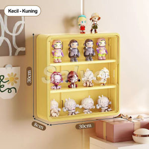 SALVO Wall Mounted Display Case Multi-layer Magnetic Box Toy Storage Stackable Magnetic Box Dustproof Storage Box