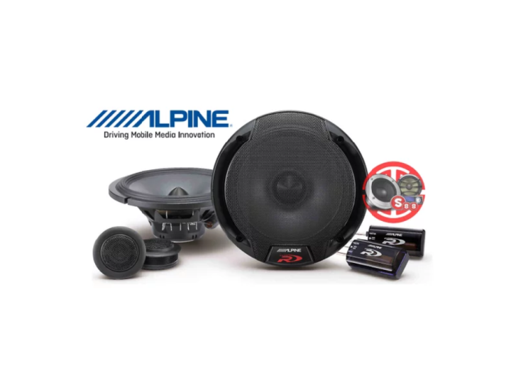 Alpine SPR-60C 2-Way inch Component Speaker Split System