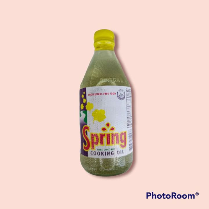 SPRING PURE COCONUT COOKING OIL 348ml | Lazada PH
