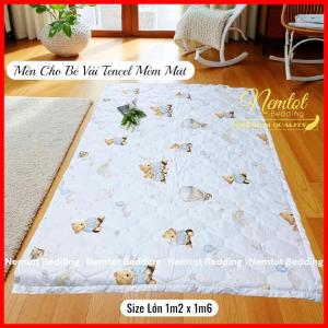 ♥️FOR BABY♥️Mền Cho Bé Cỡ Lớn 1m2x1m6 Vải Lyocell Than Hoạt Tính Mềm Mát _ Nemtot Bedding