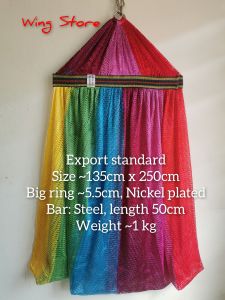 Cuma jaring buaian (Hammock only without stand) Hammock net Hammock canvas cotton indoor. outdoor camping