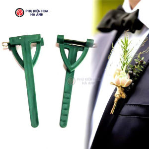Kẹp Cài Áo Chú Rể Ghim Hoa Cài Áo Sỉ Bịch 100c