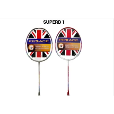 RAKET BADMINTON PRO ACE SUPERB 1 / PROACE SUPERB 1 TENSION 30LBS TERMURAH ORIGINAL 100%