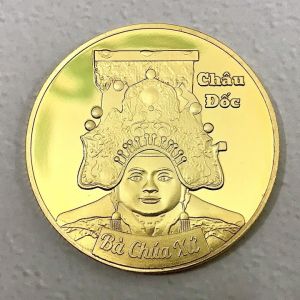 Xu Lưu Niệm Cô Sáu Côn Đảo Mạ Vàng làm đồ lưu niệm quà tặng - SP007357