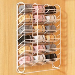 NCUMBE แผ่นรองรีด ชั้นเก็บชุดชั้นใน ไม่ต้องเจาะ 4/9/18กริด ชั้นแขวนเก็บถุงเท้า ทนทานต่อการใช้งาน จุได้มาก ที่เก็บถุงเท้าชุดชั้นใน สำหรับบ้าน