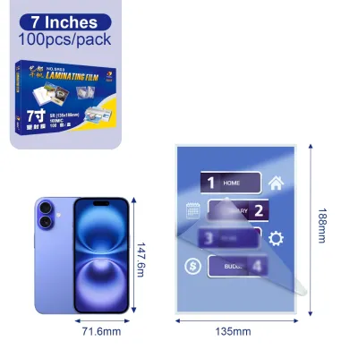 [✅SG Ready Stock]Laminating Pouch A4 Size Laminate Sheet 100PCS 100 Micron Laminating Film For Laminator Machine 塑封膜