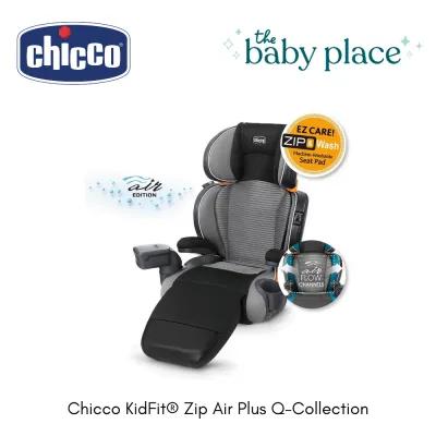 Chicco KidFit Zip Air Plus 2-in-1 Belt-Positioning Booster Seat | Car Seat LATCH/ISOFIX 4-12Y