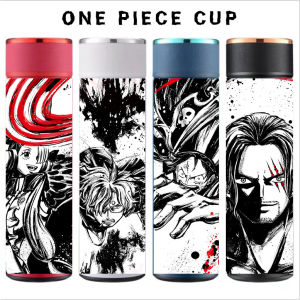 Anime secondary water cup one piece thermos mug NIKA Luffy 304 stainless steel smart mug gifts for male and female students
