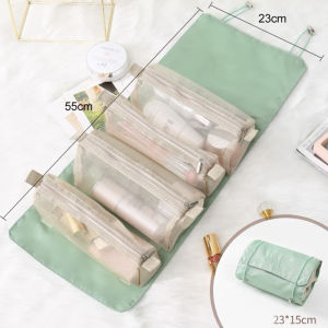 Ditoo Cosmetic Bags Detachable Makeup Bags Toiletries Storage Bag Large Capacity Storage Bag Hanging Portable Folding Travel Bag Multi-Function Makeup Bags Wash Bags Cosmetic Pouch Toiletries Storage Bags