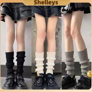 [Shelleys] Lolita Leg Warmers Women Long Socks Wool Knitted Foot Cover Arm Warmer Autumn Winter Crochet Heap Socks Boot Cuffs Stockings