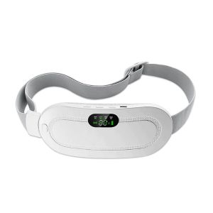 VOYUE 4 Gear Massage Electric Heating Waist Belt Fast Heating 3 Level Temperature Abdominal Menstrual Heating Pad LED Display Massage Belt Relieve Period Pain