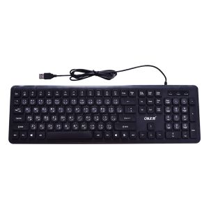 🆕มาใหม่ 🚀ส่งเร็ว🚀 OKER KB-699 KEYBOARD MULTIMEDIA USB คีย์บอร์ด คอมพิวเตอร์ Full-Size 108 แป้นพิมพ์ คีย์ไทย-อังกฤษ #DM