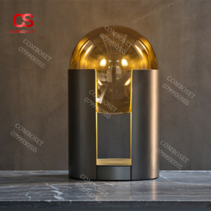Đèn Bàn Quả Cầu Thủy Tinh Bắc Âu Đèn Led Bảo Vệ Mắt Decor Nhiều Không Gian