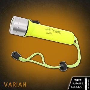 Senter Selam Anti Air 180 Lumens 3W Lampu LED Menyelam Waterproof Outdoor Diving