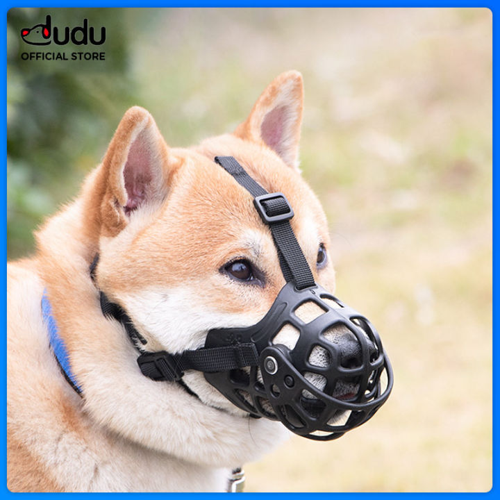 DUDU Pet Dog mouth cover Soft dog Muzzle Anti Biting Barking