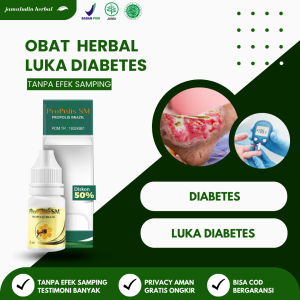 Obat Pengering Luka Basa Diabetes - Propolis SM Brazilian Asli 100%