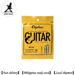 Orphee NX36 Nylon Classical Guitar Strings (.028-.043) 6-Piece Guitar String Set Accessories