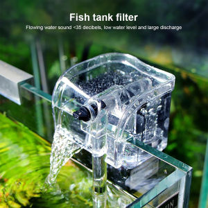 External Hanging Waterfall Filter Aquarium Water Filter Suspension Oxygen Pump