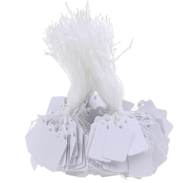 Ticket String WED639 300Pcs label tie string strung ticket jewelry merchandise ...