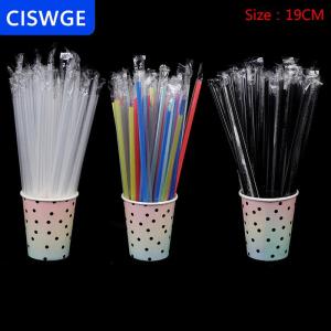 [COD] CISWGE 100PC rõ ràng cá nhân bọc uống PP ống hút uống ống hút Nguồn cung cấp bên