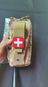 Portable Outdoor Emergency Kit Multifunctional First Aid Tools for Travel & Home Medical Bag
