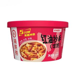 海底捞小馄饨三鲜猪肉老母鸡汤小馄饨红油抄手冲泡馄饨速食 Haidilao Wan Tan