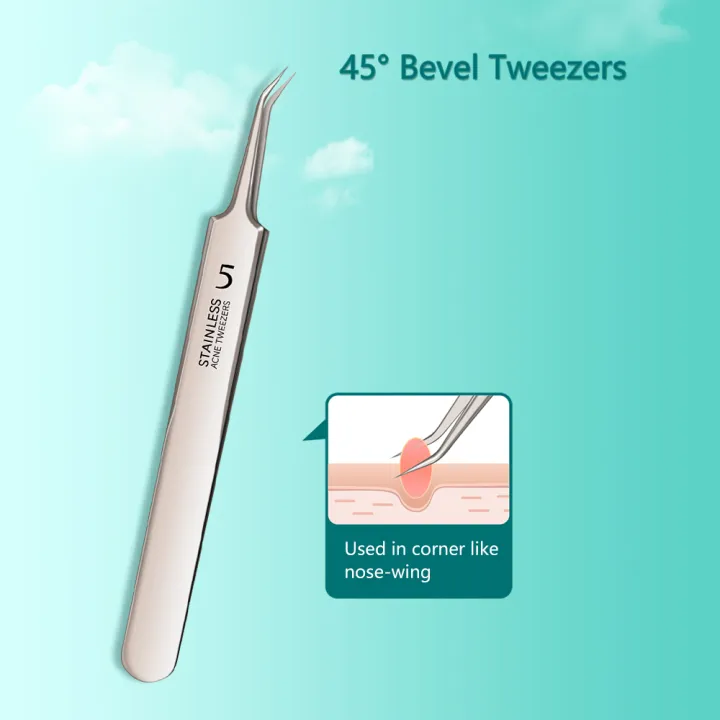 Blackhead%20Remover%20Tweezers,%20Blackhead%20Remover%20Comedone%20Extractor%20Stainless%20Steel%20Precision%20Pimple%20Popper%20Tool%20for%20Whitehead%20Acne%20Blemishes%20-%20Image%209