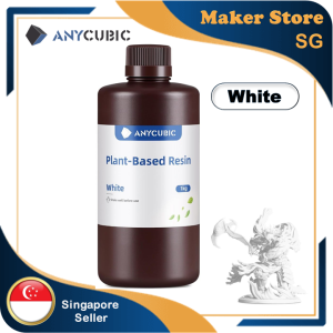 ANYCUBIC Plant-based Resin UV Wavelength 365 - 405nm suitable for LCD DLP 3D Printing (White color)