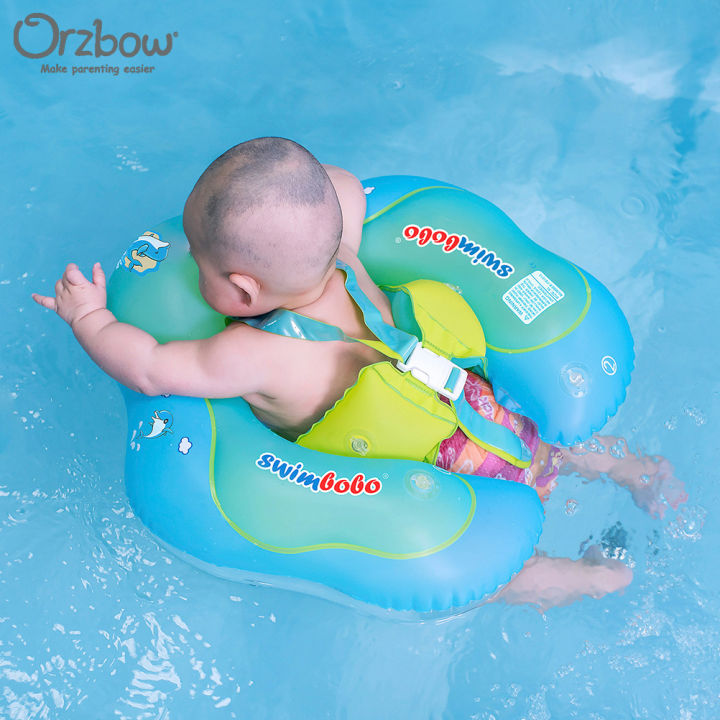 Orzbow Baby Inflatable Baby Swim Float Children Waist Ring Bath