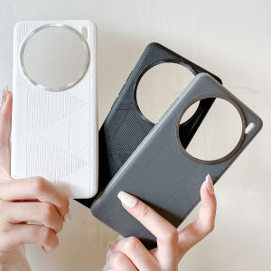 Prismatic Leather Metal Camera Case For Vivo X100S X200 Ultra X200Pro Mini X100Ultra Shockproof Slim Matte Hard Phone Cover