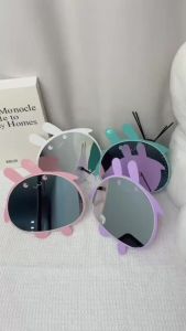 Gương Trang Điểm Mini Hình Thỏ Dễ Thương – Gương Cầm Tay Để Bàn Cute Khung sắtCao Cấp Decor Bàn Học Bàn Trang Điểm