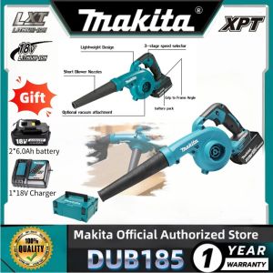 MAKITA DUB185 18V brushless electric blower cordless electric hair dryer indoor and outdoor high-power electric tools with lithium battery